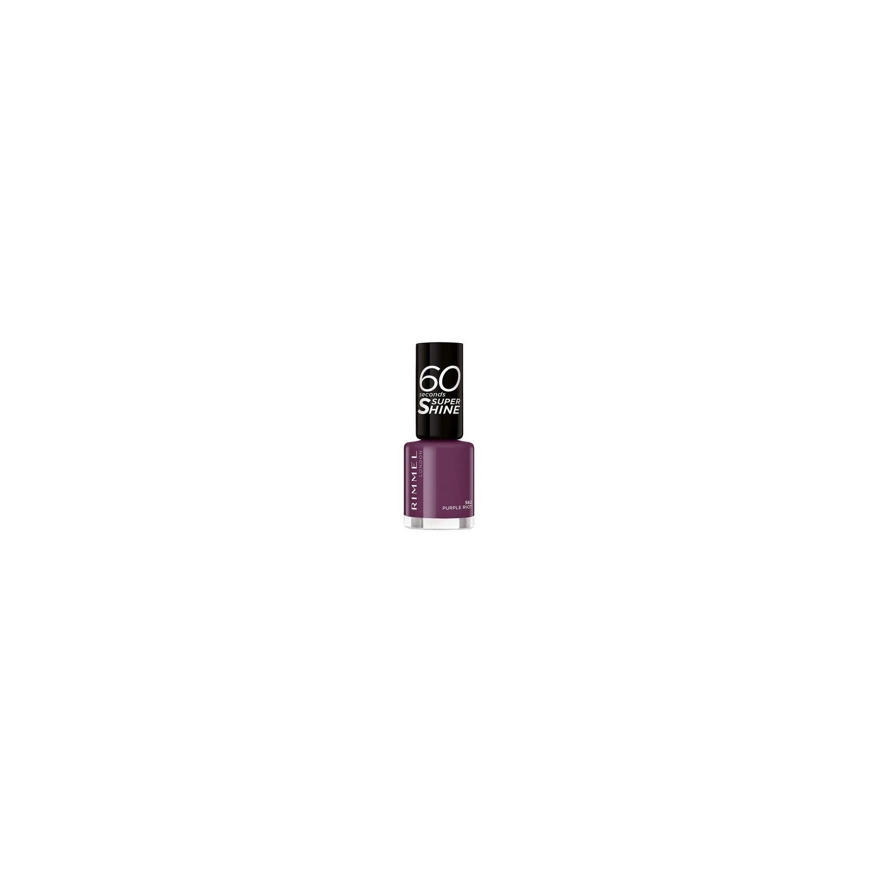 Rimmel 60 Seconds Super Shine Nail Polish - 562 Purple Riot 8ml