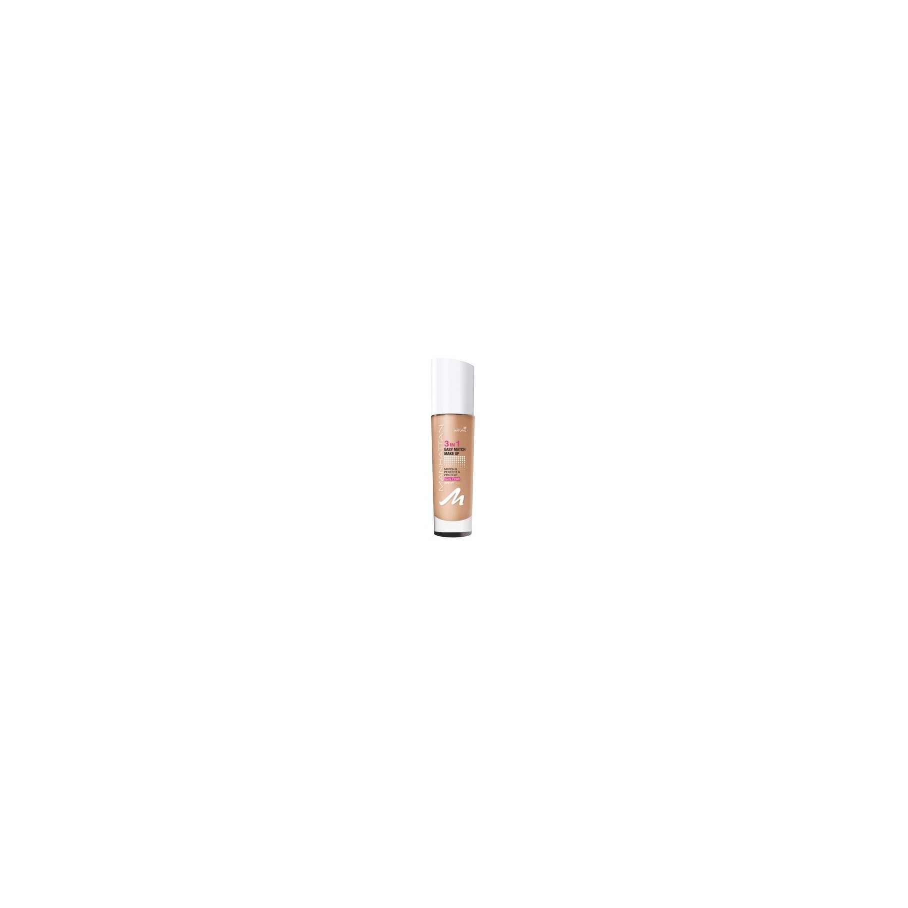 Manhattan 3in1 Easy Match Make Up Oil-Free Foundation for Flawless Skin 30ml Color 39 Natural