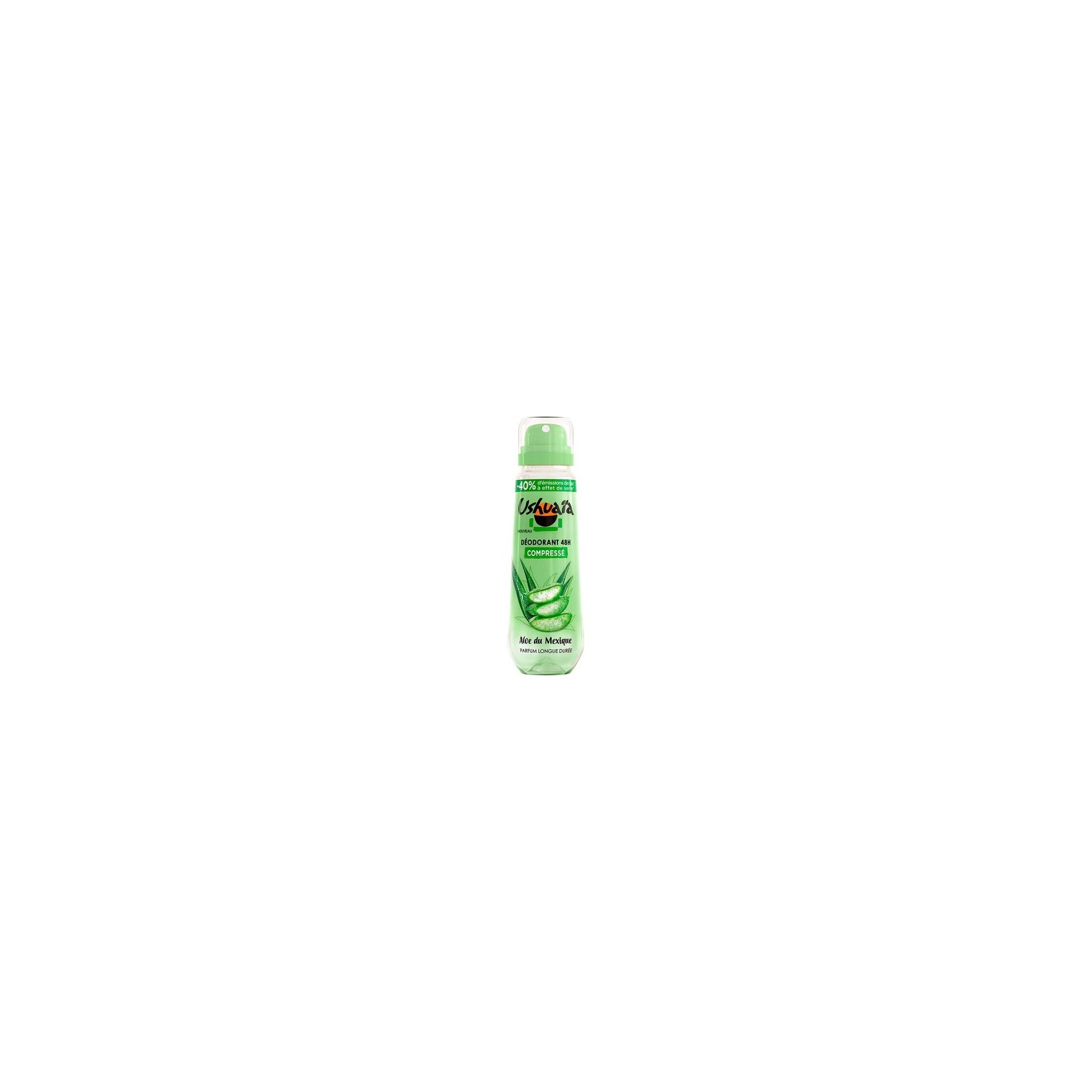 Ushuaïa Compressed Deodorant 48H Aloe from Mexico 100ml