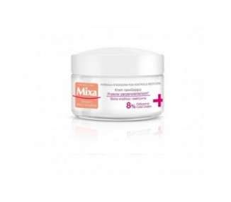 Mixa Moisturizing Face Cream with Cold Cream, Beeswax, and Oils - Light Formula, No Greasy Residue 50ml