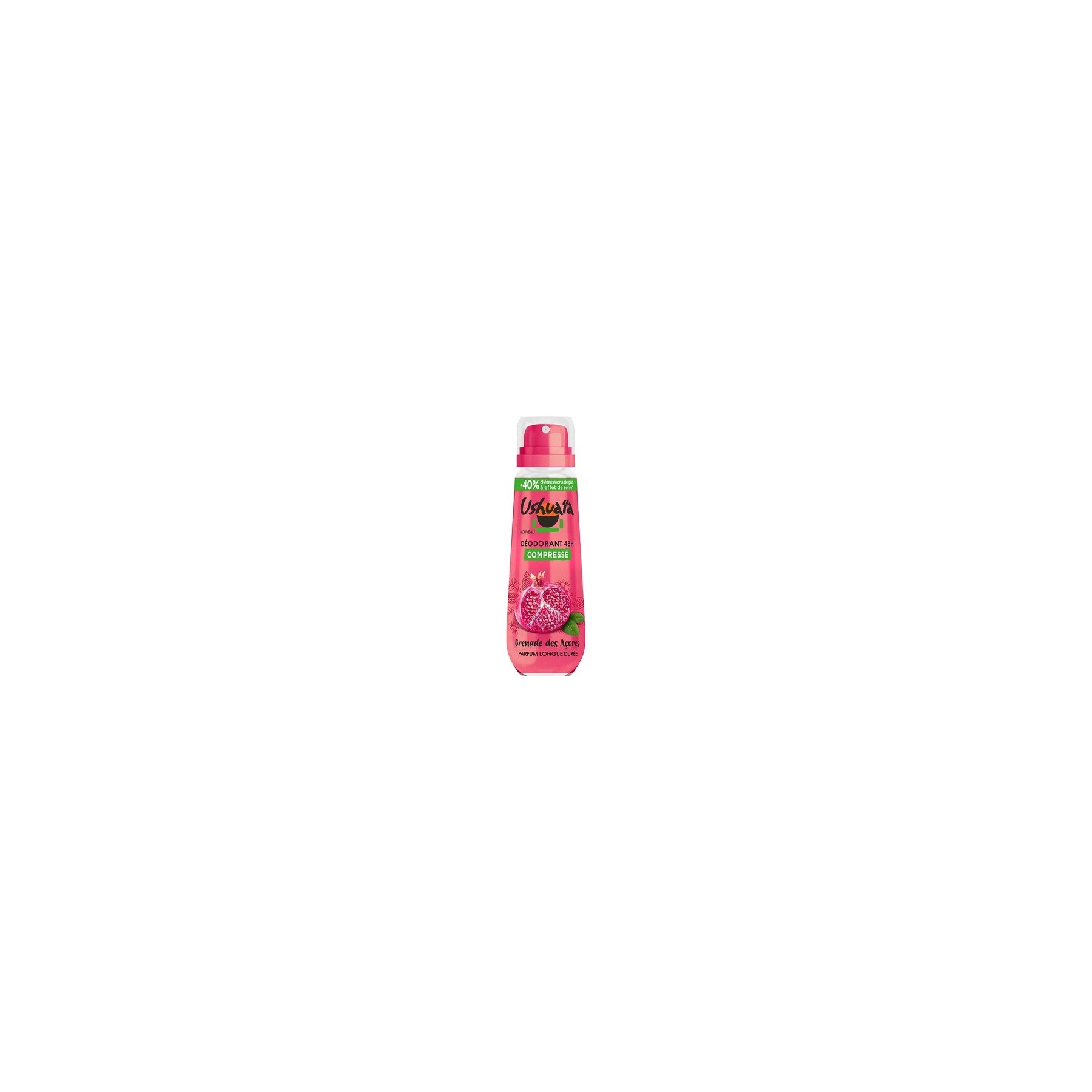 Ushuaïa Compressed Deodorant 48h Pomegranate