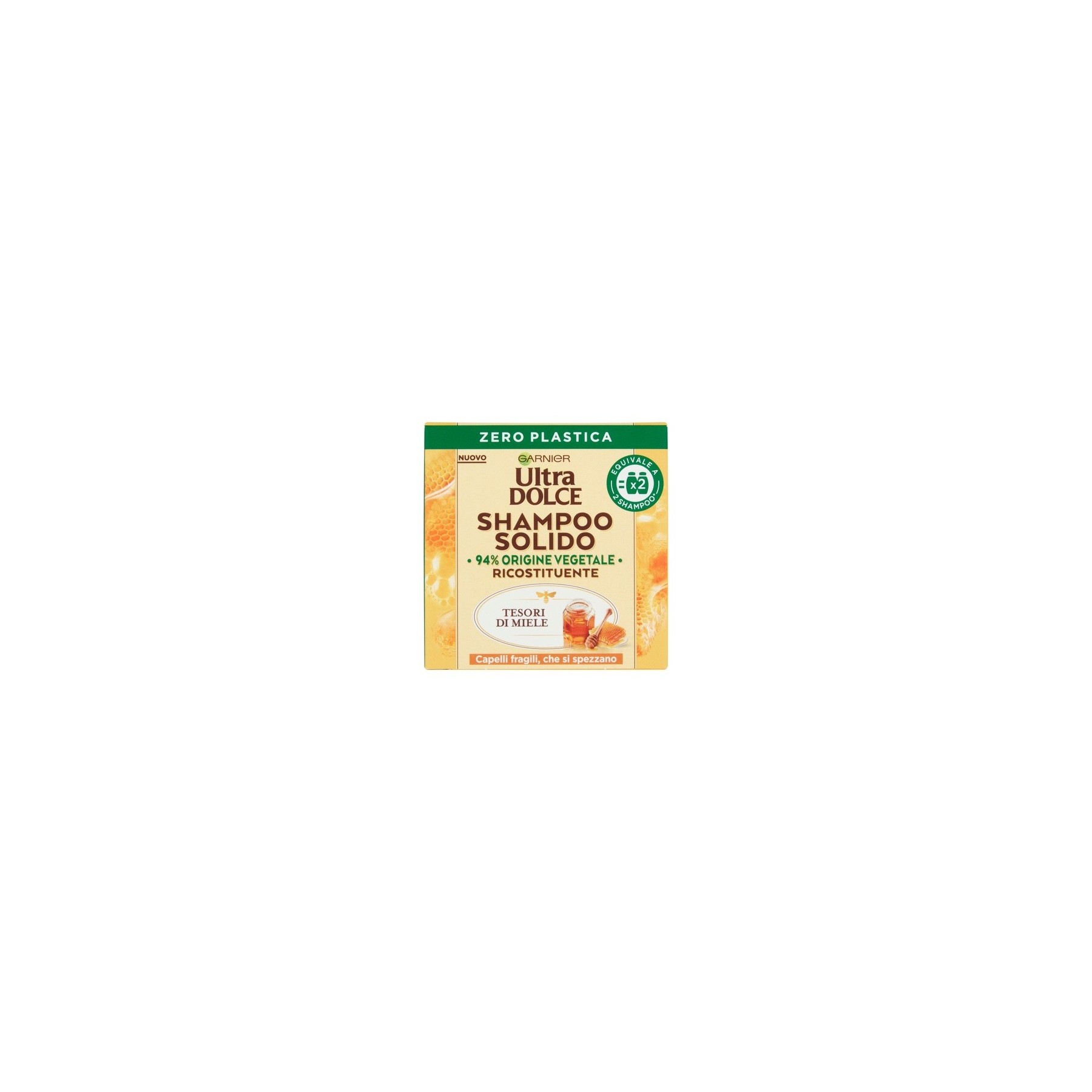 Garnier Ultra Dolce Solid Shampoo Treasures of Honey for Brittle Hair 60g