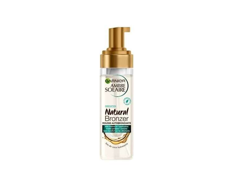 Garnier Ambre Solaire Natural Bronzer Self-Tanning Body and Face Mousse 200mL