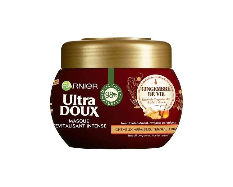 Ultra Doux Garnier Gingembre De Vie Revitalizing Hair Mask for Weakened Hair 300ml - Lot of 1