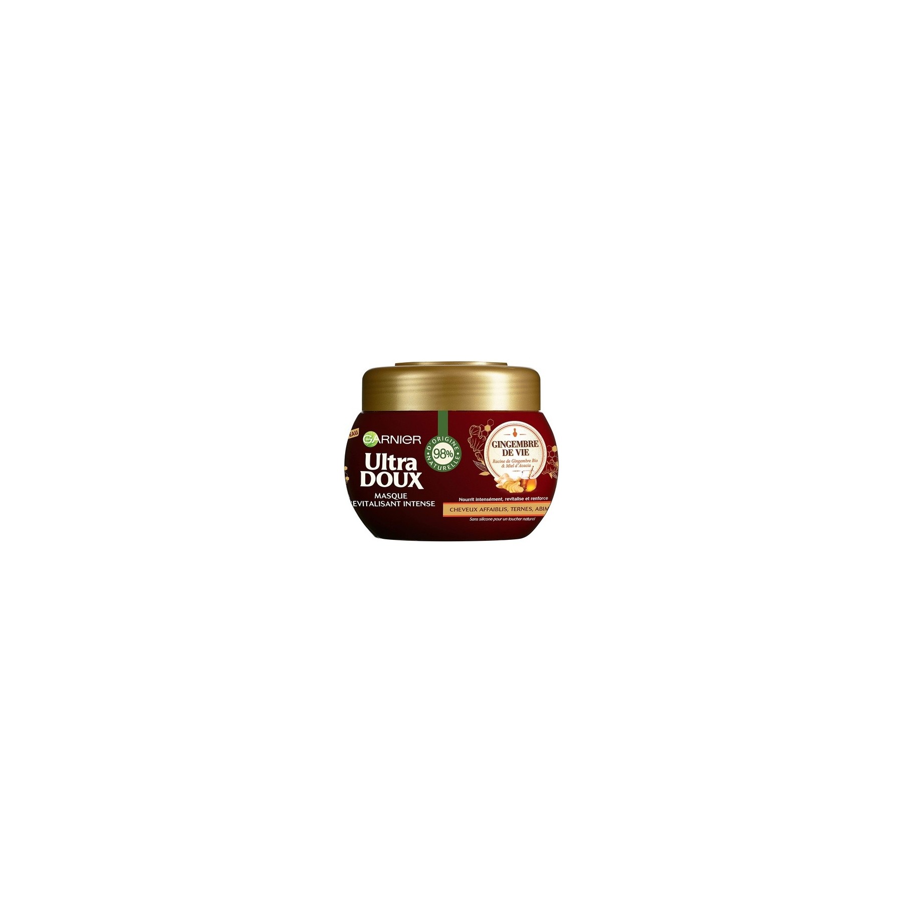 Ultra Doux Garnier Gingembre De Vie Revitalizing Hair Mask for Weakened Hair 300ml - Lot of 1
