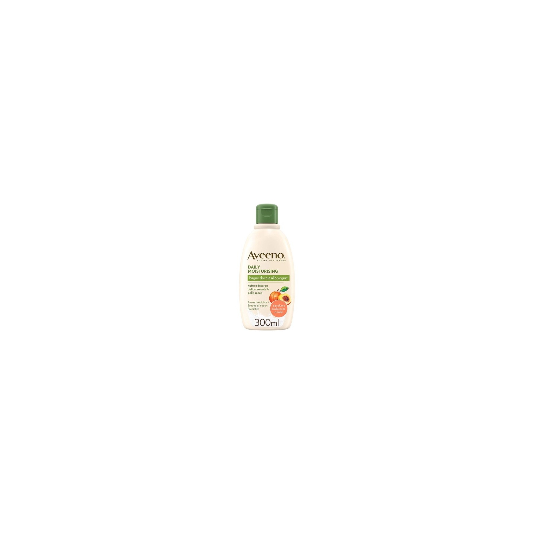 Aveeno Daily Moisturising Yogurt, Honey and Apricot Shower Gel 300ml