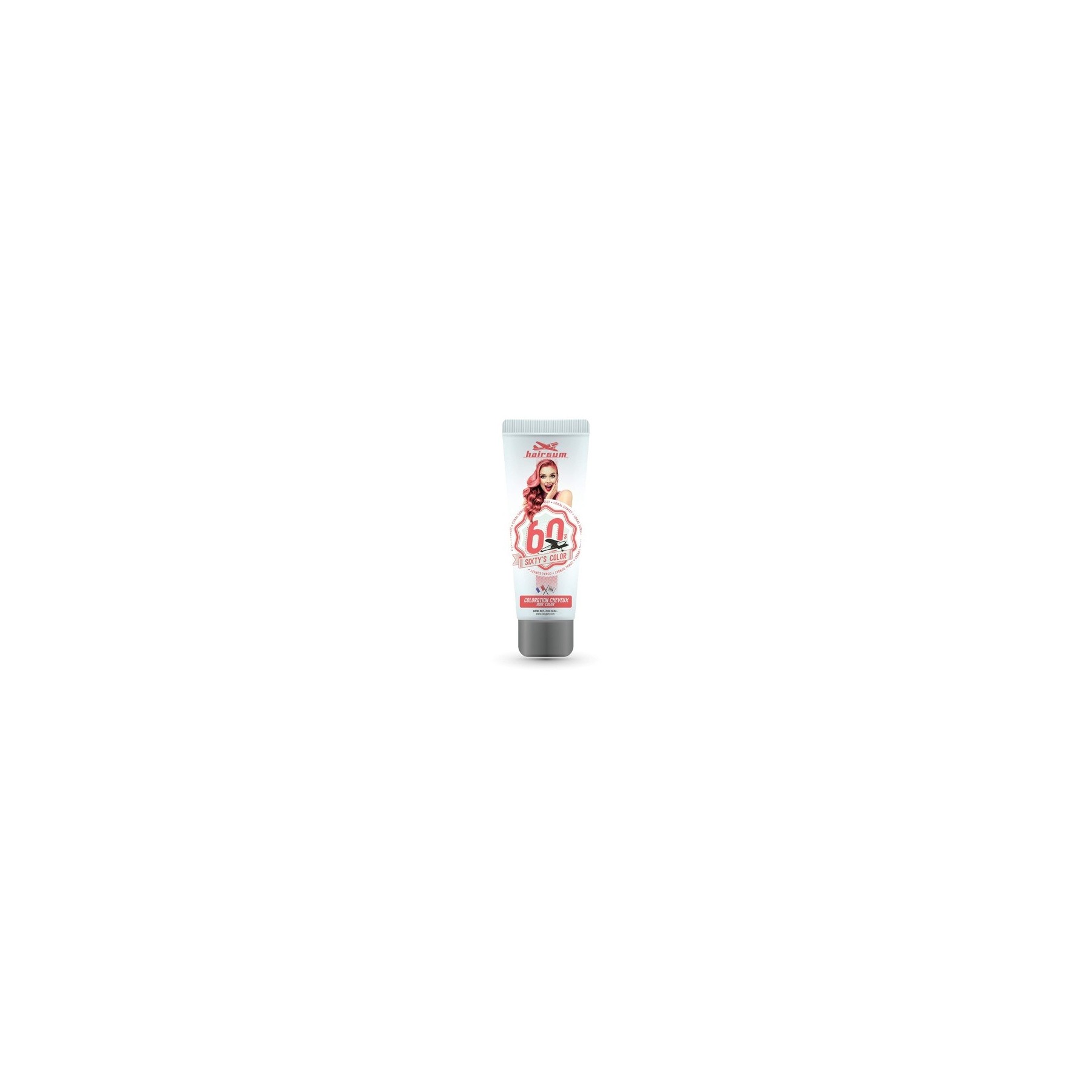 Hairgum Sunset Coral Sixty'S Colour Cream 60ml