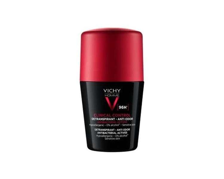 Vichy Homme Clinical Control 96H Roll-On Deodorant 50ml