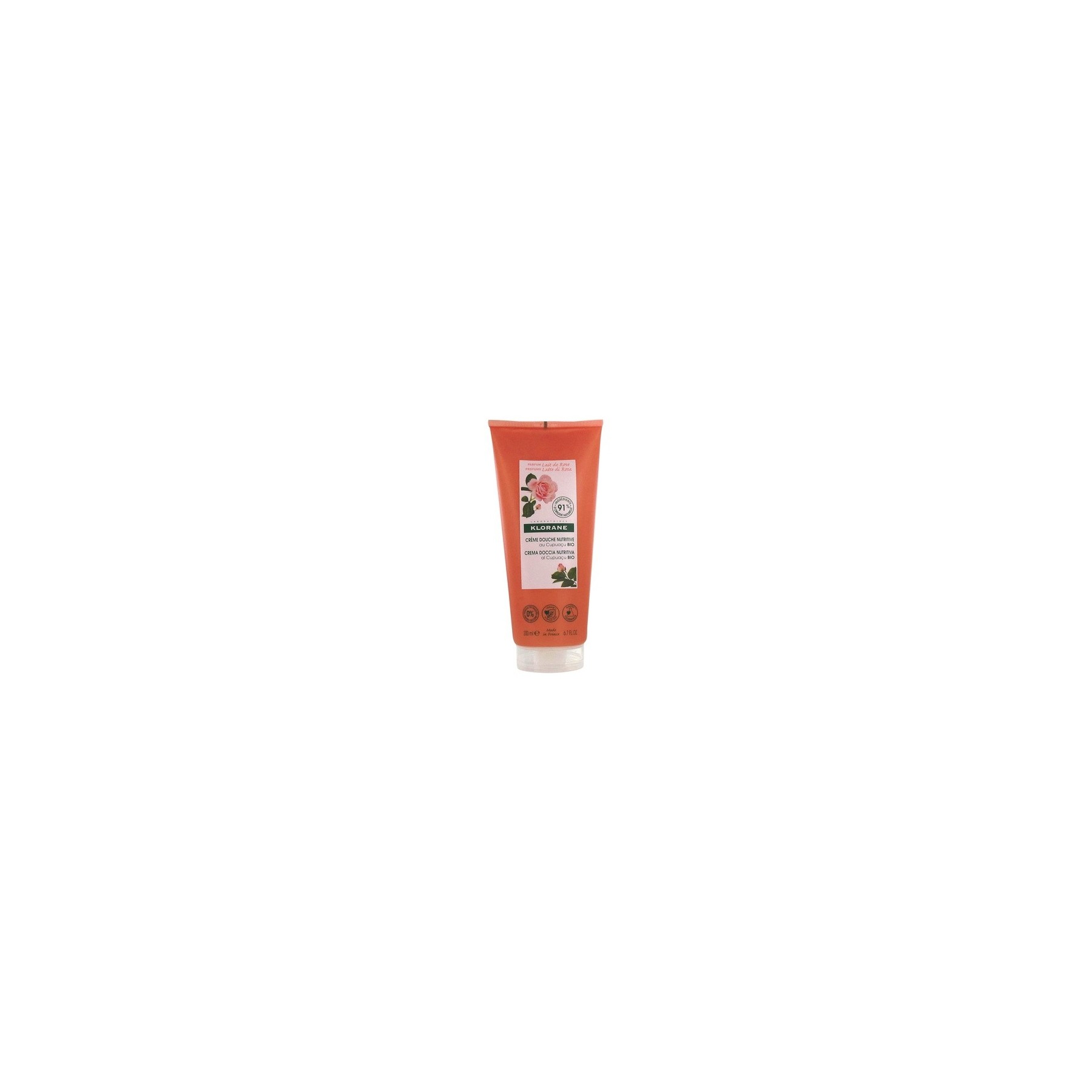 Klorane Rose Milk Body Cream Nutritive Shower Cream