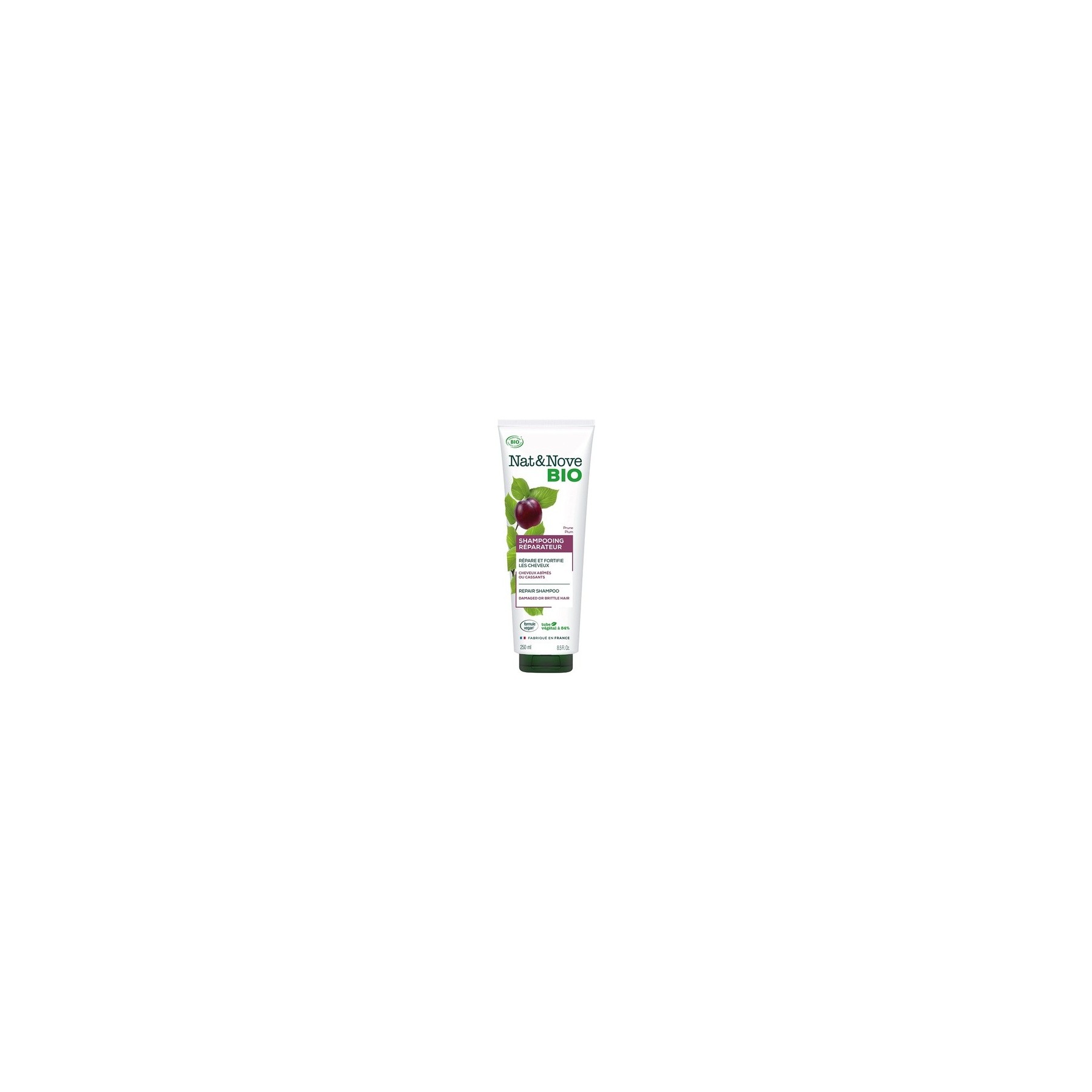 Keranove Plum Shampoo for Damaged or Broken Hair - Bio Certified