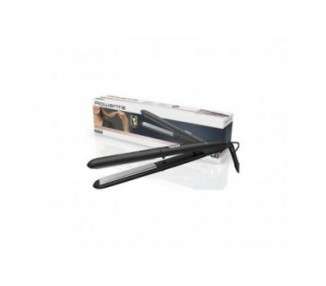 Rowenta SF1810 Express Style Hair Straightener with Ceramic Tourmaline Coating and Extra Long Plates - Black/Silver
