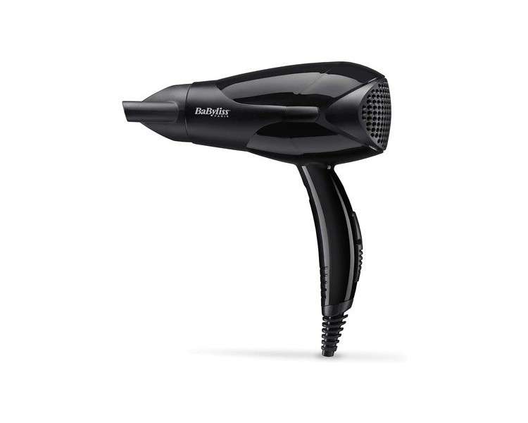 BaByliss Compact 2000 D212E Travel Hair Dryer