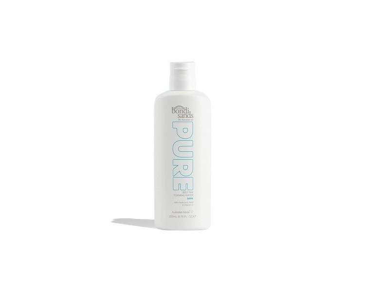 Bondi Sands Pure Tanning Foaming Water Dark with Hyaluronic Acid and Vitamins C + E 200ml - Clear