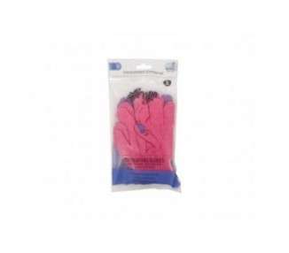 AfterSpa Beauty Exfoliating Gloves - Pink and Purple 2 Pairs