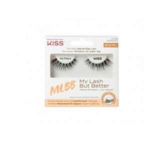 Kiss My Lash But Better Black Lashes Tapered Length Style - 1 Pair