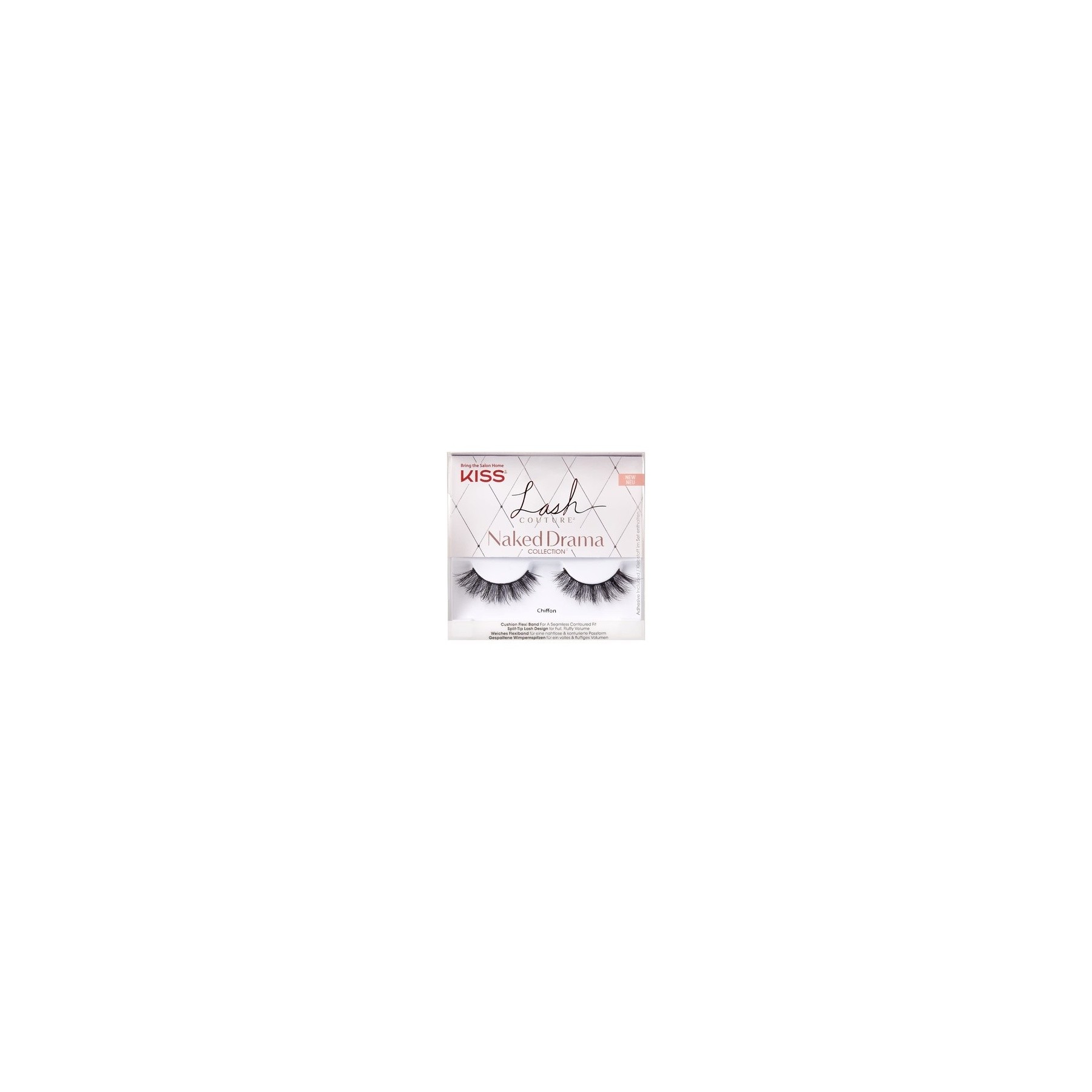 Kiss Lash Couture Naked Drama Chiffon False Eyelashes