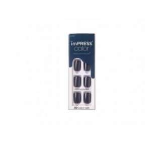 KISS imPRESS Color Press-On Gel Nail Kit Graytitude with PureFit Technology