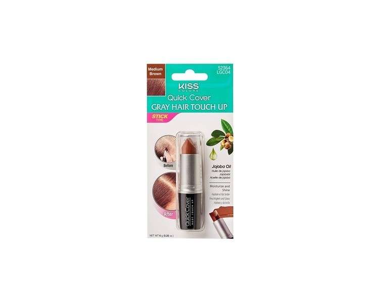 KISS Quick Cover Gray Hair Touch Up Stick Brown