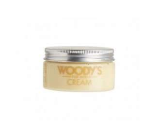 Woody's Styling Cream for Men Flexible Styling Cream 3.4oz Water-Soluble with Healthy Shine Finish - Pack of 2