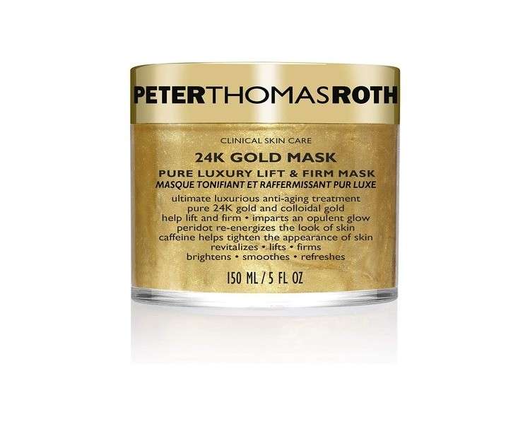 Peter Thomas Roth 24K Gold Pure Luxury Lift and Firm Mask 5 Ounce