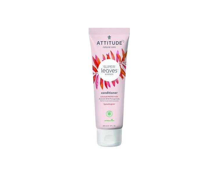 Attitude Super Leaves Conditioner 240ml Hair Color Protection - Avocado Oil & Pomegranate - Silicone-Free Hair Conditioner for Dyed Hair - Vegan Hair Care