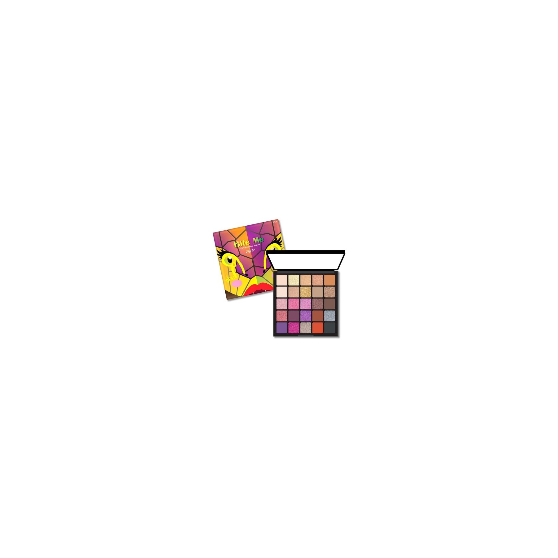 RUDE Bite Me 25 Eyeshadow Palette Viper