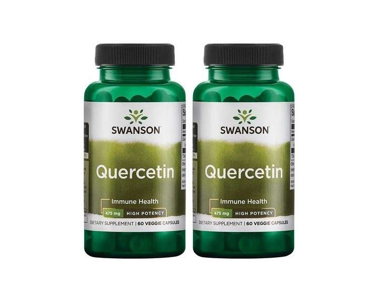 Swanson High Potency Quercetin Immune Health Support 60 Veggie Capsules