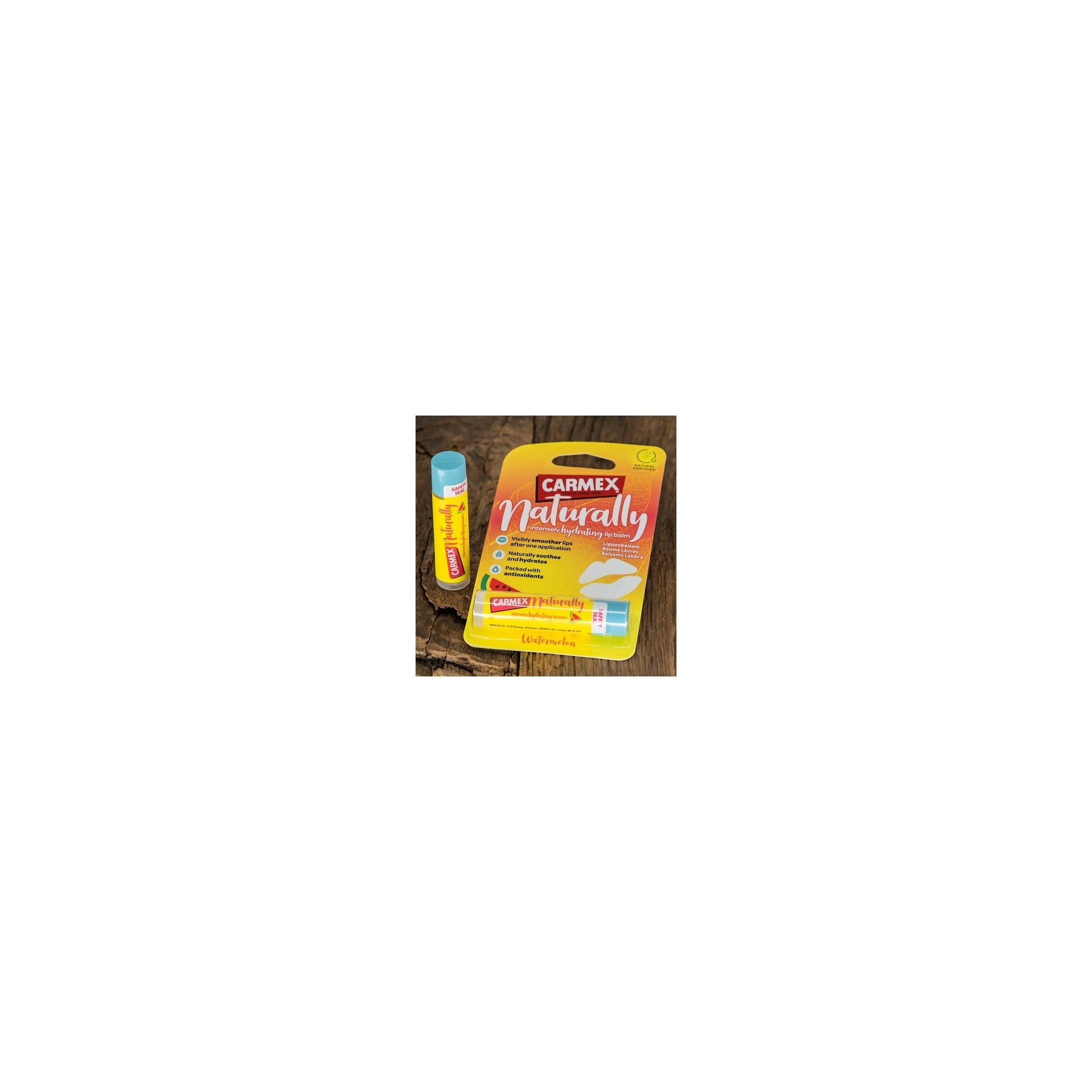 Carmex Naturally Watermelon Lip Balm 4.25g