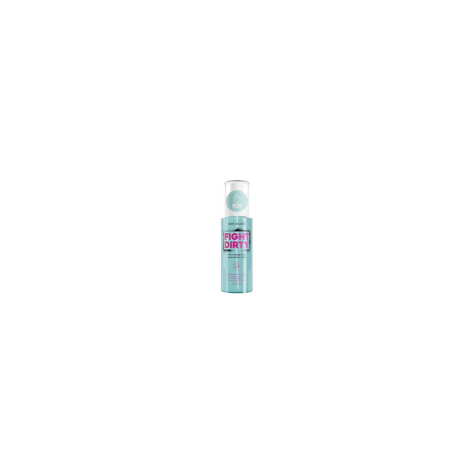 Wet n Wild Fight Dirty Makeup Clarifying Setting Spray with Hydrating and Balancing Formula - Natural Finish