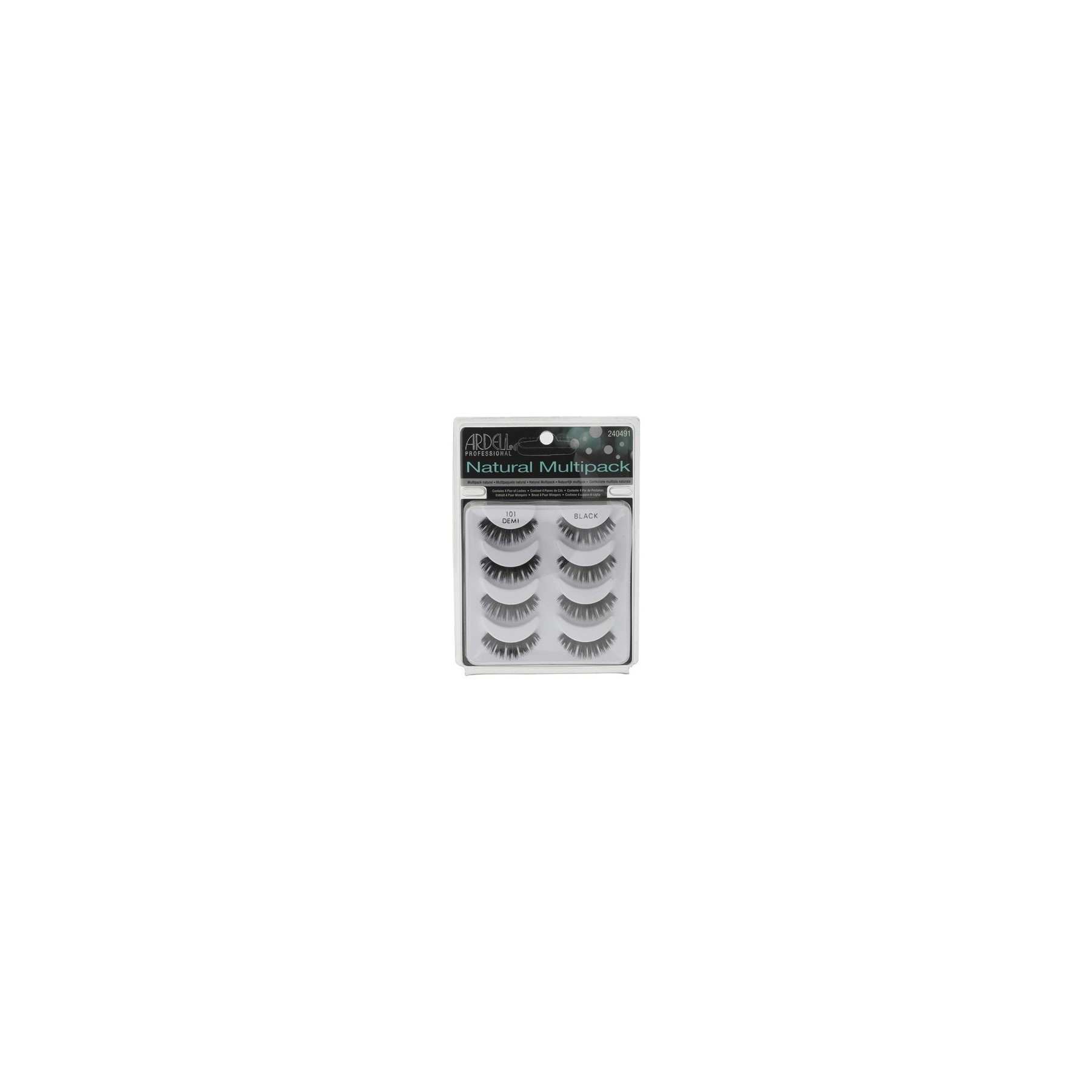 ARDELL Natural 101 Black False Eyelashes 4 Pack 25g