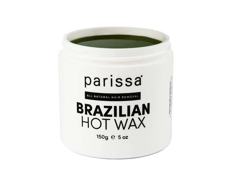 Parissa Brazilian & Underarm Hot Wax At-Home Waxing Kit No-Strip Microwavable Formula for Hair Removal