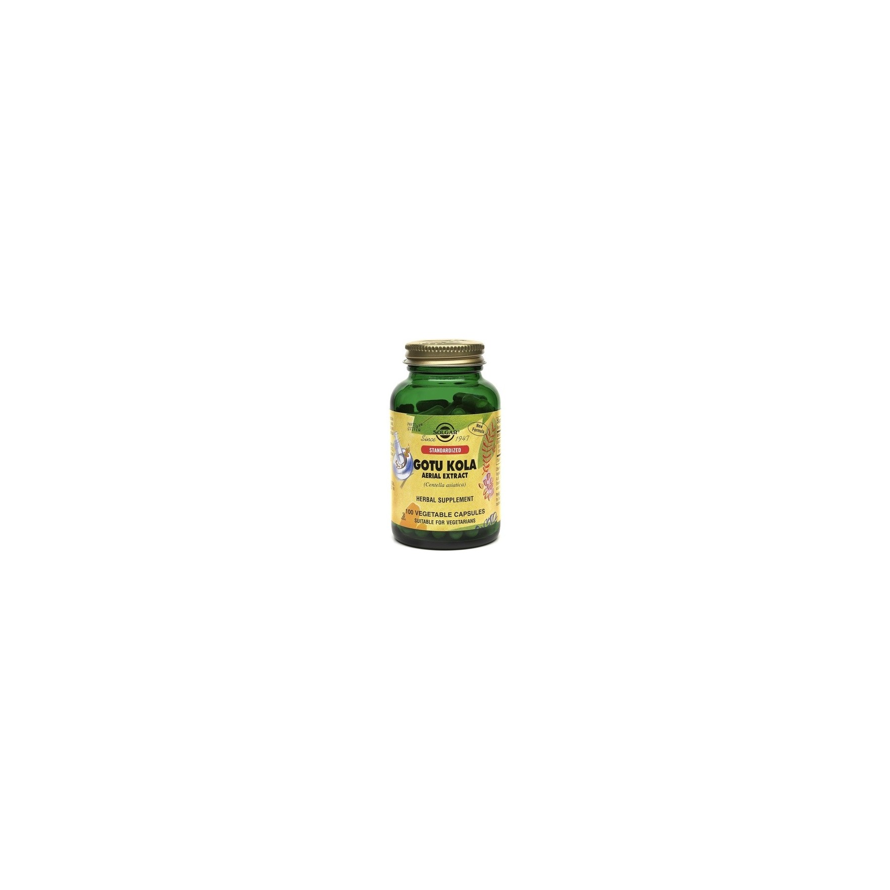 Solgar Fitocentella 100 Vegetable Capsules