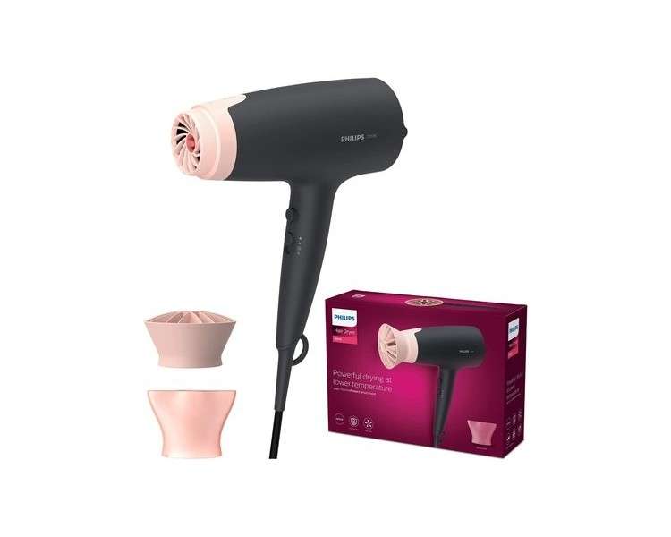 Philips ThermoProtect Bhd350/10 Dryer Of Hair Black And Pink 2100W Ionic