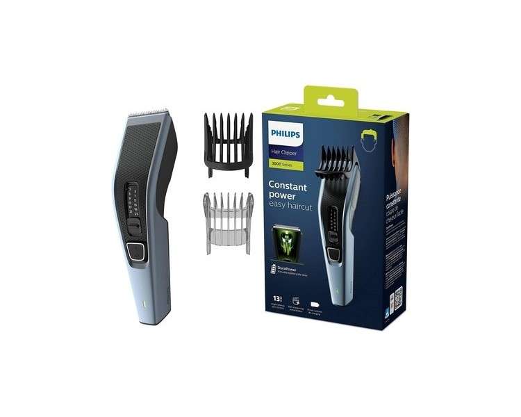 Philips Hair Clipper Series 3000 Hair Trimmer with Trim-n-Flow Technology Model HC3530/15