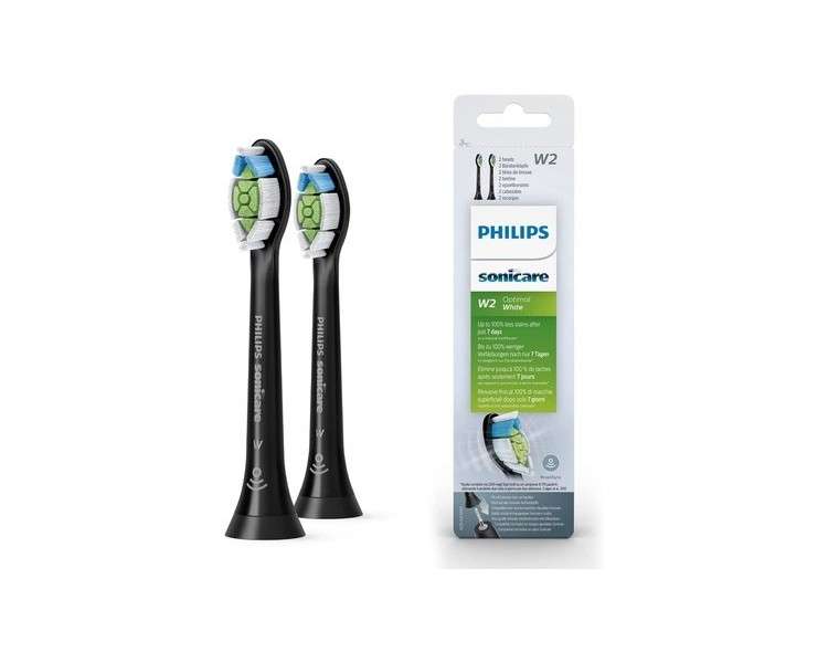 Philips Sonicare W2 Optimal White Standard Brush Heads for HX6062/13 Model