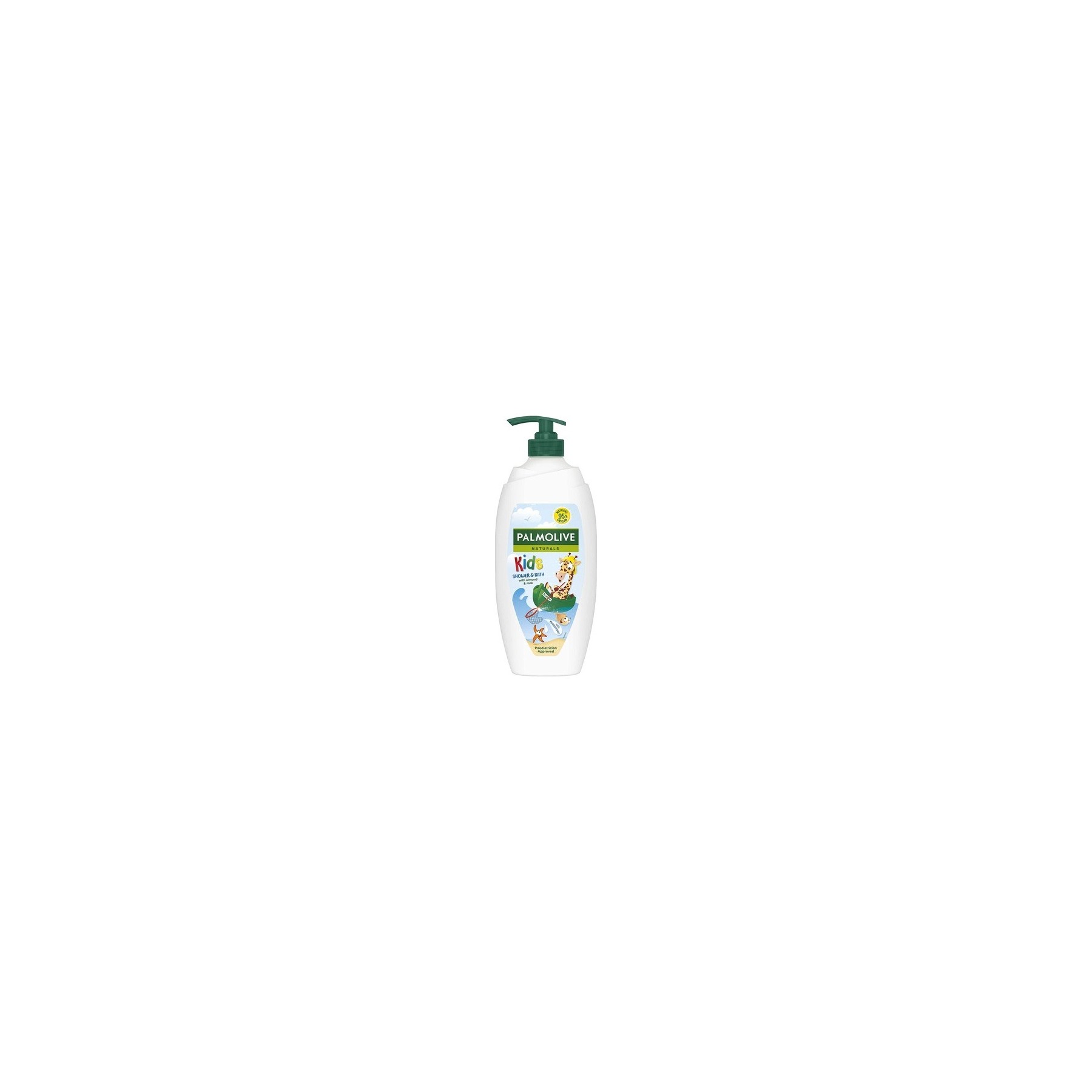 Palmolive Naturals Kids Almond & Milk Shower Gel and Bath Foam Pump 750ml