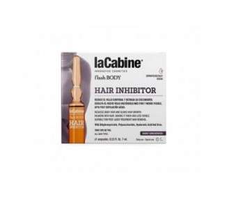 La Cabine Flash Body Hair Inhibitor 7 Ampoules of 7ml