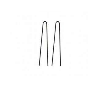 Eurostil Hairpins, Black, 70 Mm, 30 G, 200 Pcs