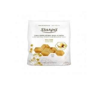 Stripless Gold Hard Wax with Titanium Dioxide Tablets Starpil 1kg