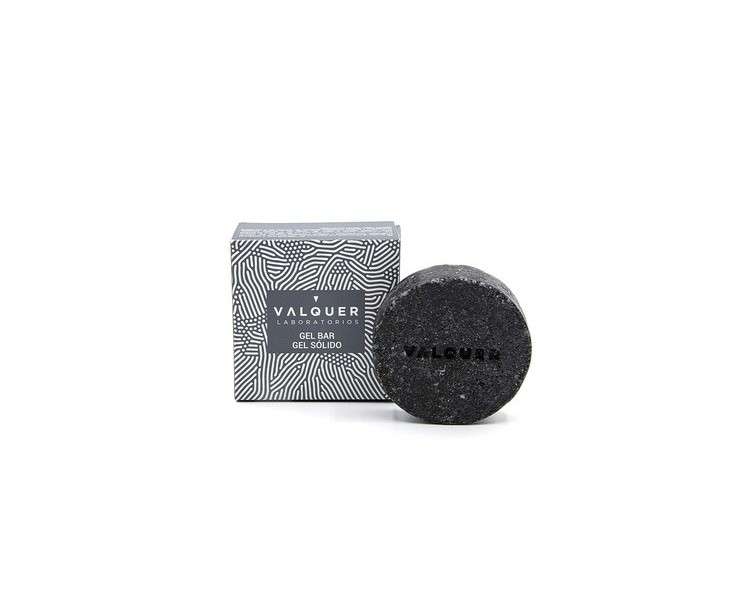 Valquer Laboratorios Válquer Solid Body Gel with Activated Charcoal for Soothing and Deep Cleansing of Skin 50g