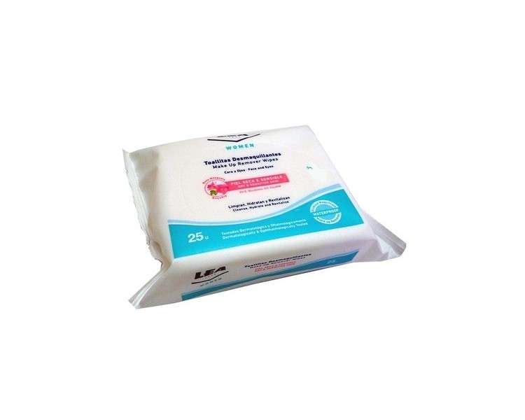 Lea Women Makeup Remover Wipes with Rosehip