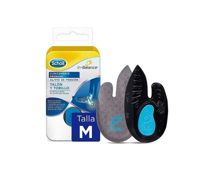 Scholl in-Balance Insole for Heel and Ankle Size M 2pcs