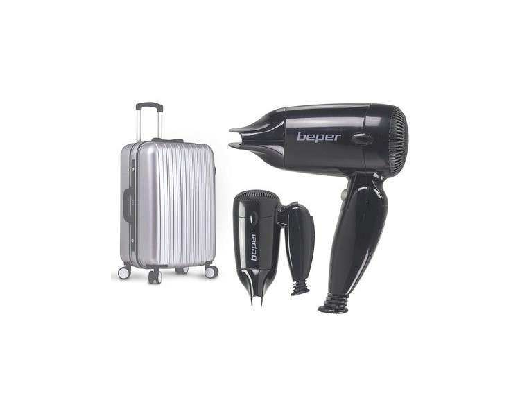 Beper 40.405 Travel Hair Dryer - Foldable and Compact