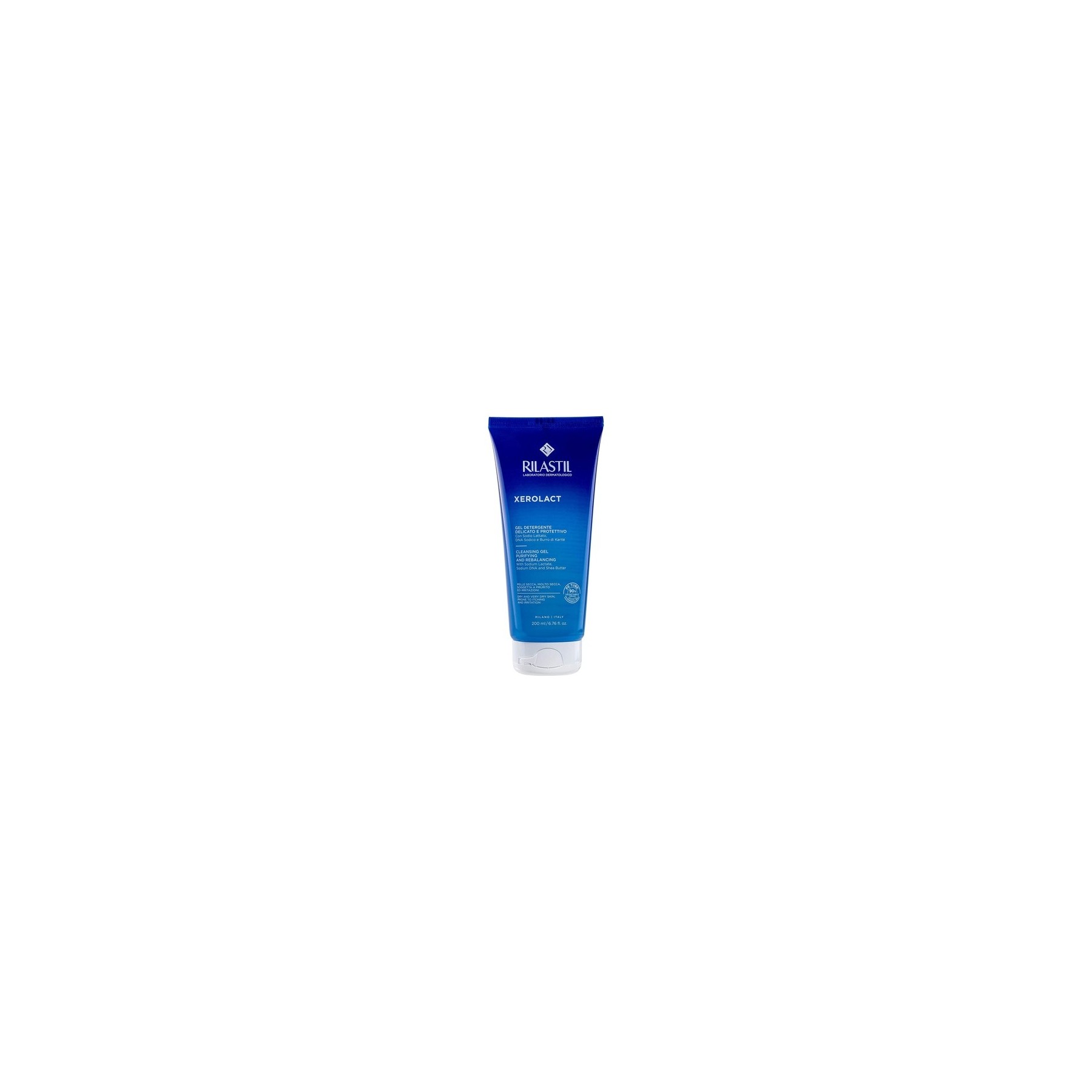 Rilastil Xerolact Gentle Cleansing Gel for Dry Skin with Redness 200ml