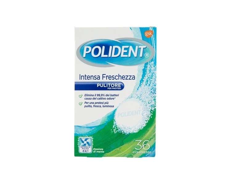 POLIDENT Triple Fresh Compress 36 pcs - Toothpaste