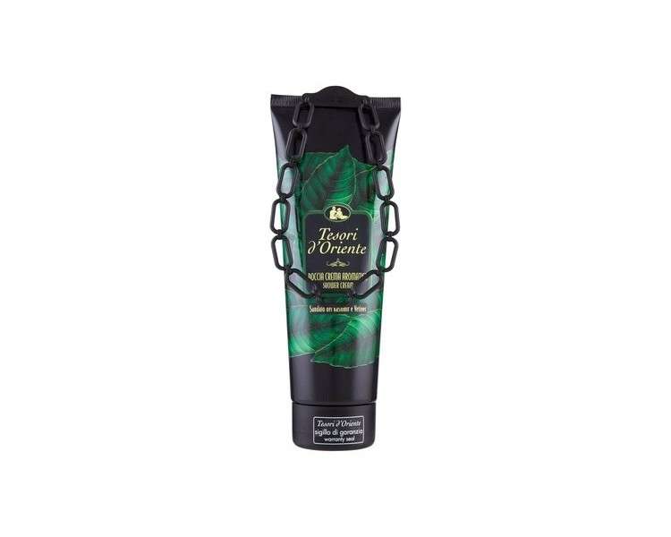 Tesori d'Oriente Kashmir Sandalwood and Vetiver Shower Cream 8.45 Fluid Ounce 250ml - Italian Import