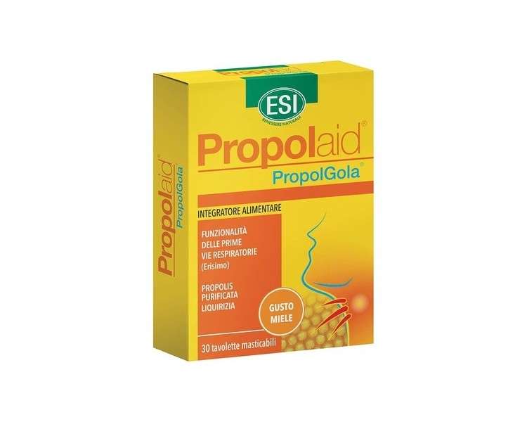 Esi Propolaid Propolgola Honey 30 Chewable Tablets