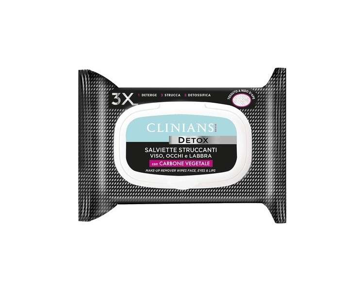 Detox Cleaning Wipes with Charcoal 25 Wipes