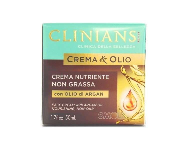 Clinians Cream & Nourishing Argan Oil 50ml