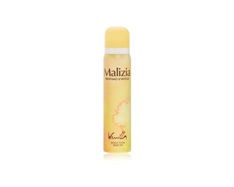 MALIZIA Vanilla Deodorant 100ml Spray - Female and Unisex Deodorant